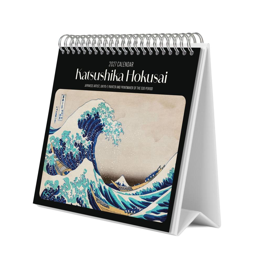 Grupo Erik - Hokusai 2027 Schreibtischkalender - Mehrfarben